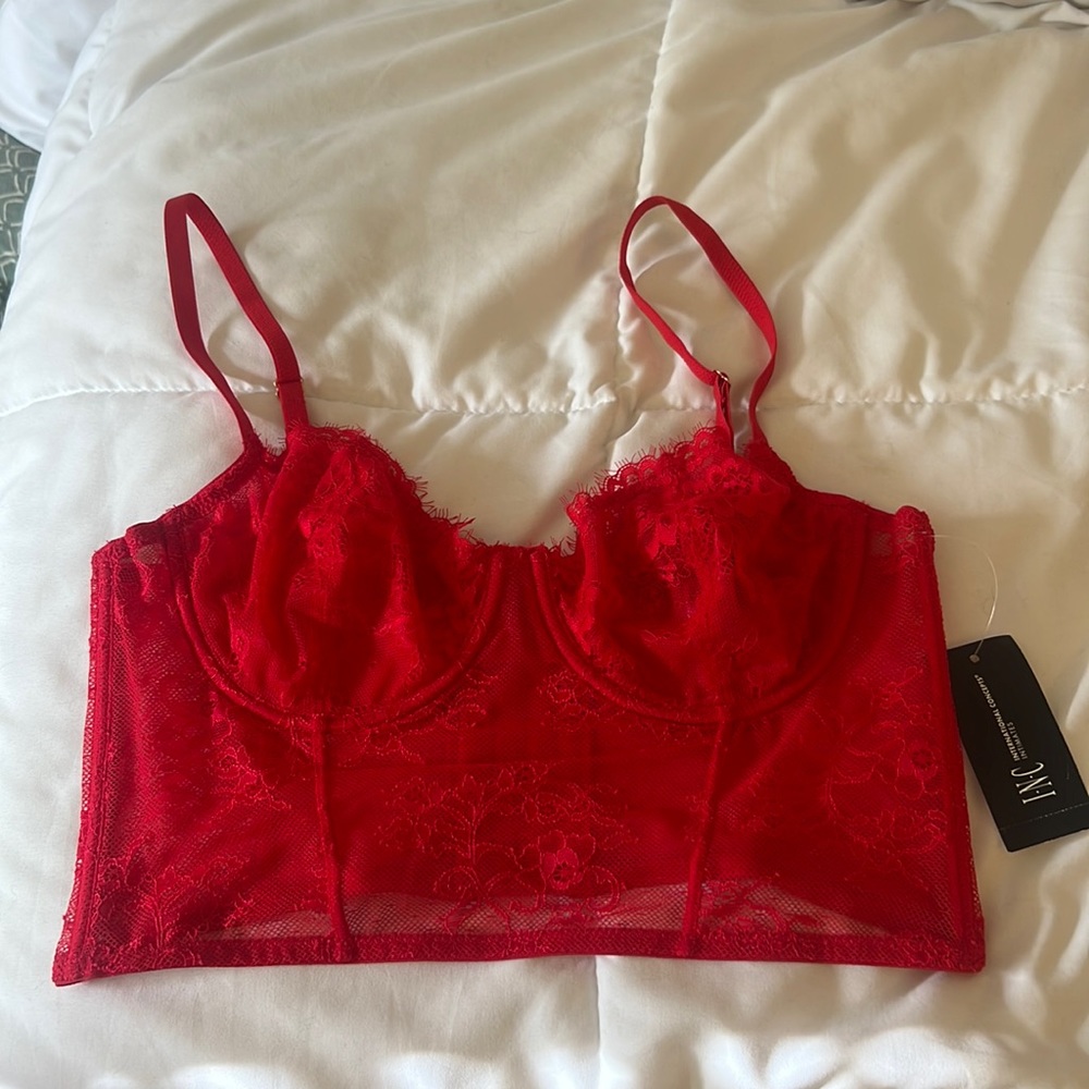 bralette bra lace core set